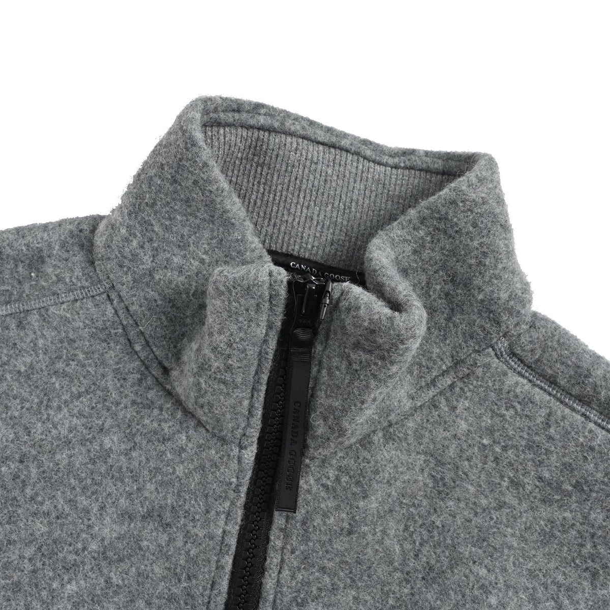 Canada Goose sleeve black label fleece patch collar jacket
