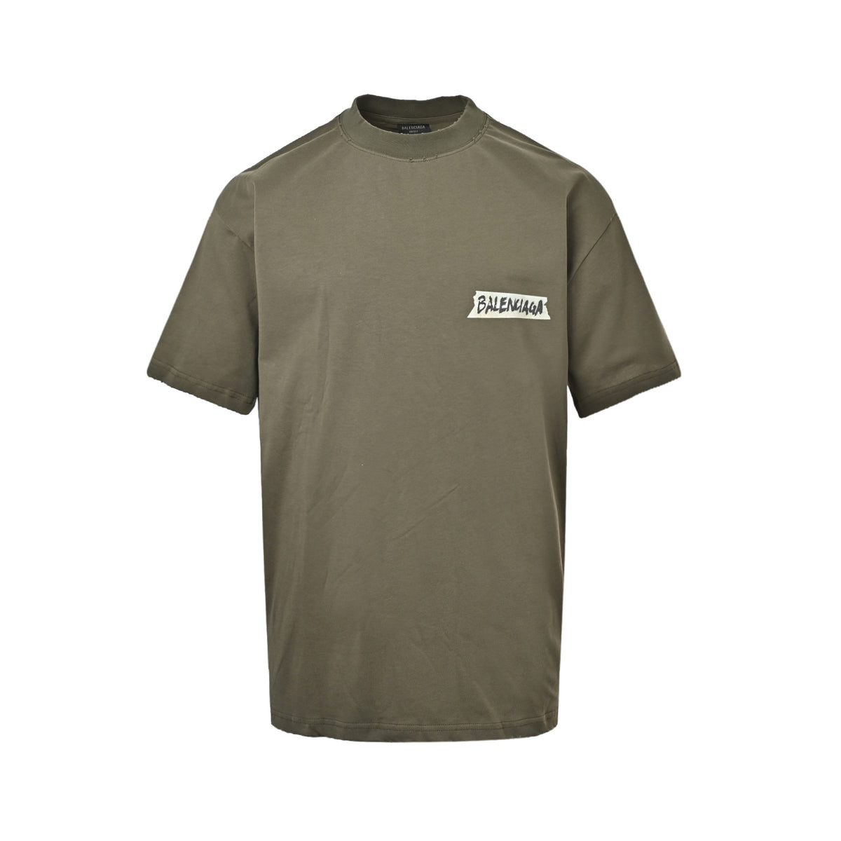 Balenciaga 26ss tape label short sleeves