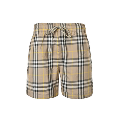 Burberry 22ss plaid beach shorts