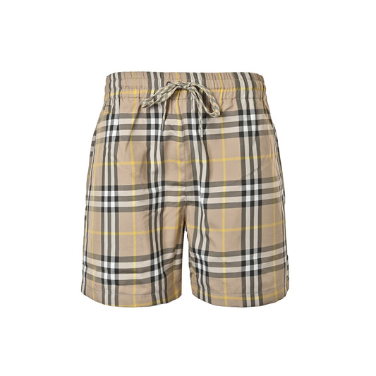 Burberry 22ss plaid beach shorts