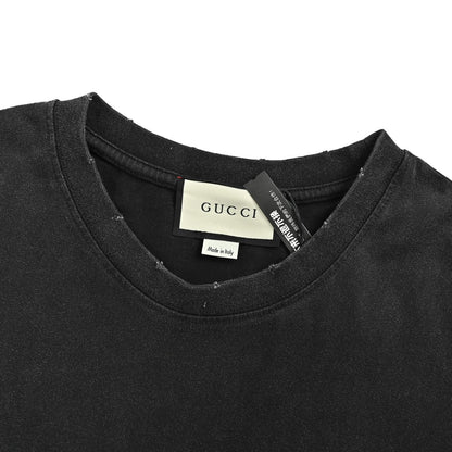 Gucci Double G printed gradient short sleeves