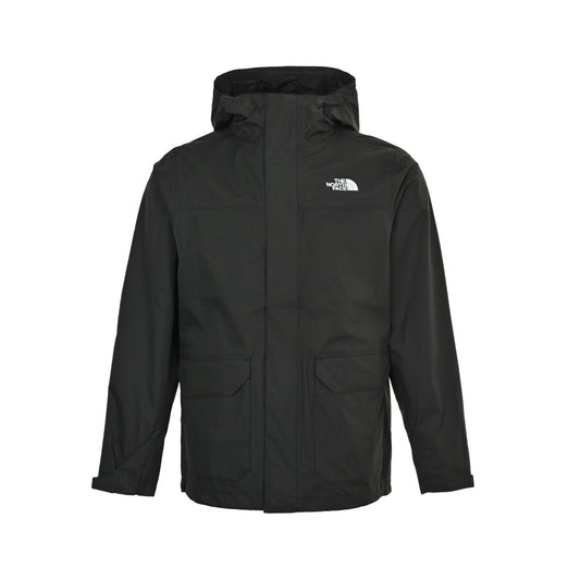 The North Face/North Face embroidered logo hooded jacket