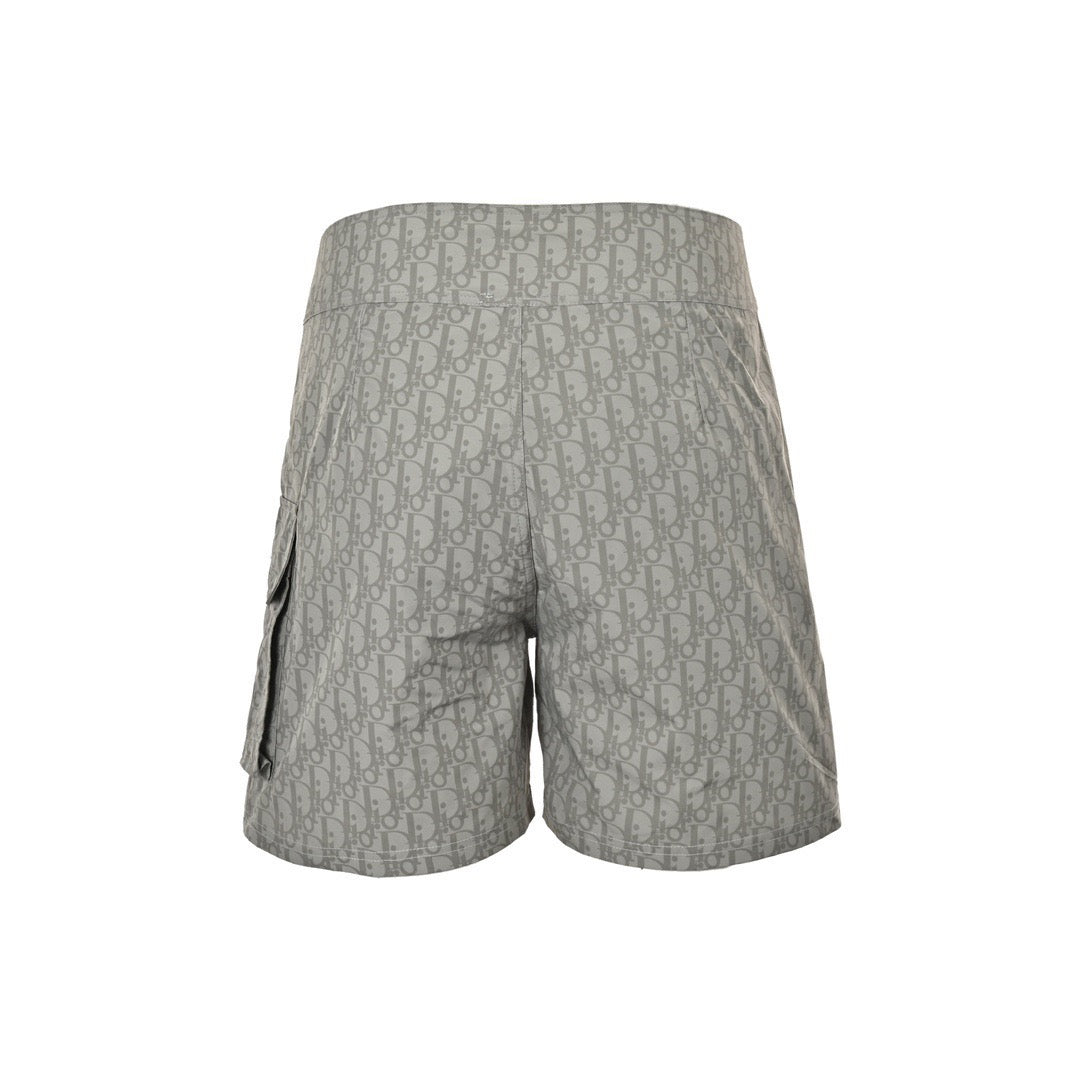Dior 24ss all-over printed presbyopic letter shorts
