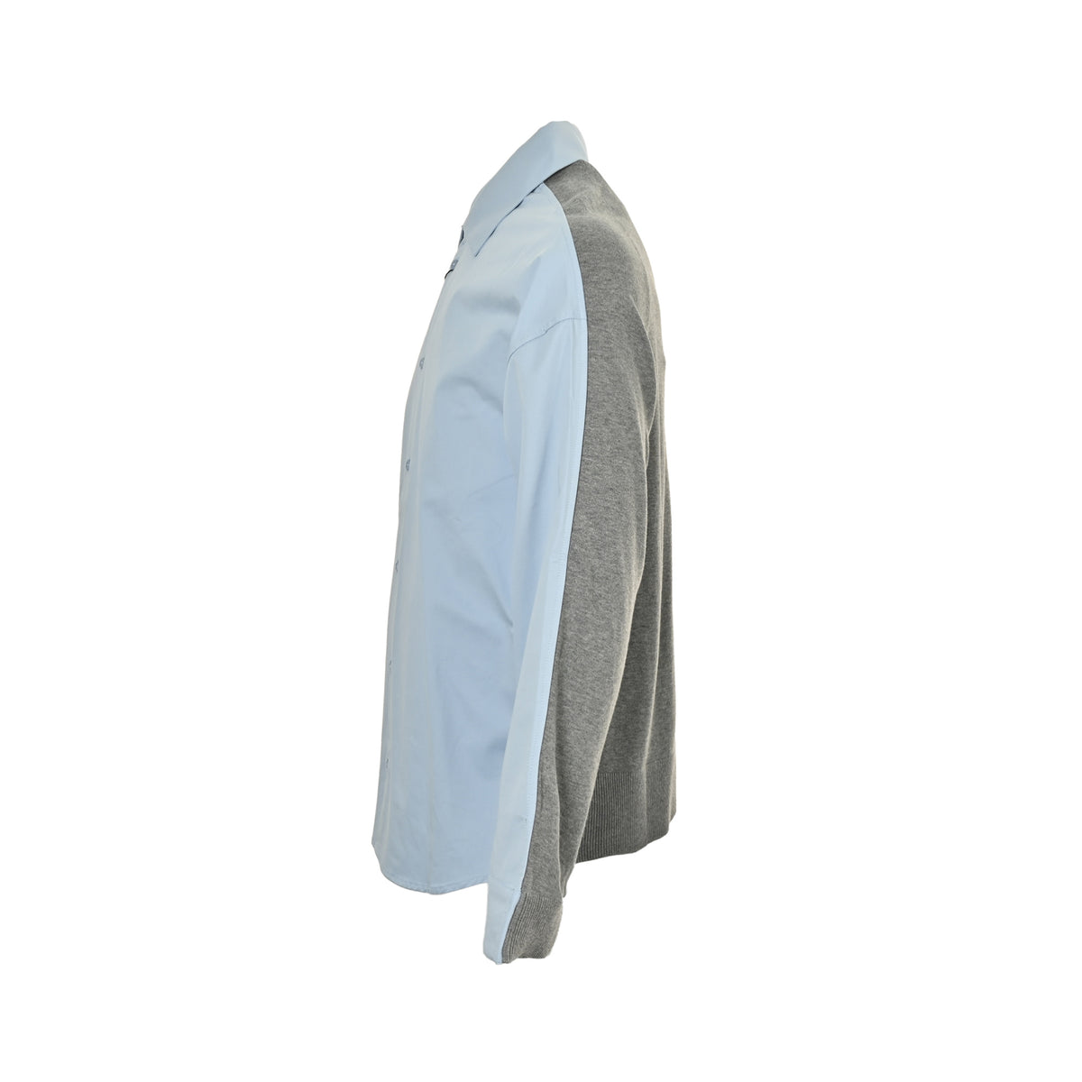 Loewe 25Fw sweater patchwork knitted shirt
