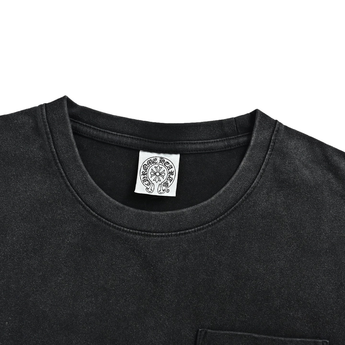 Chrome Hearts/Chrome Heart Shadow Cross Pattern Print Washed Long Sleeves