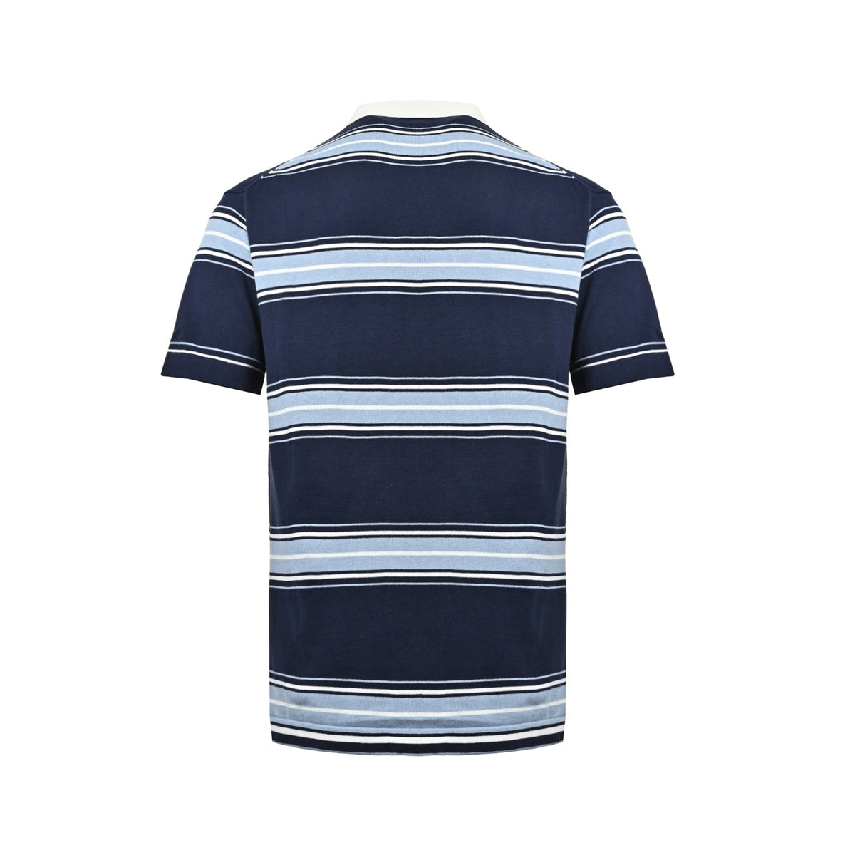 Dior lily of the valley embroidered striped Polo short sleeves
