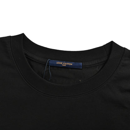 Louis Vuitton employee limited foam printed short-sleeves
