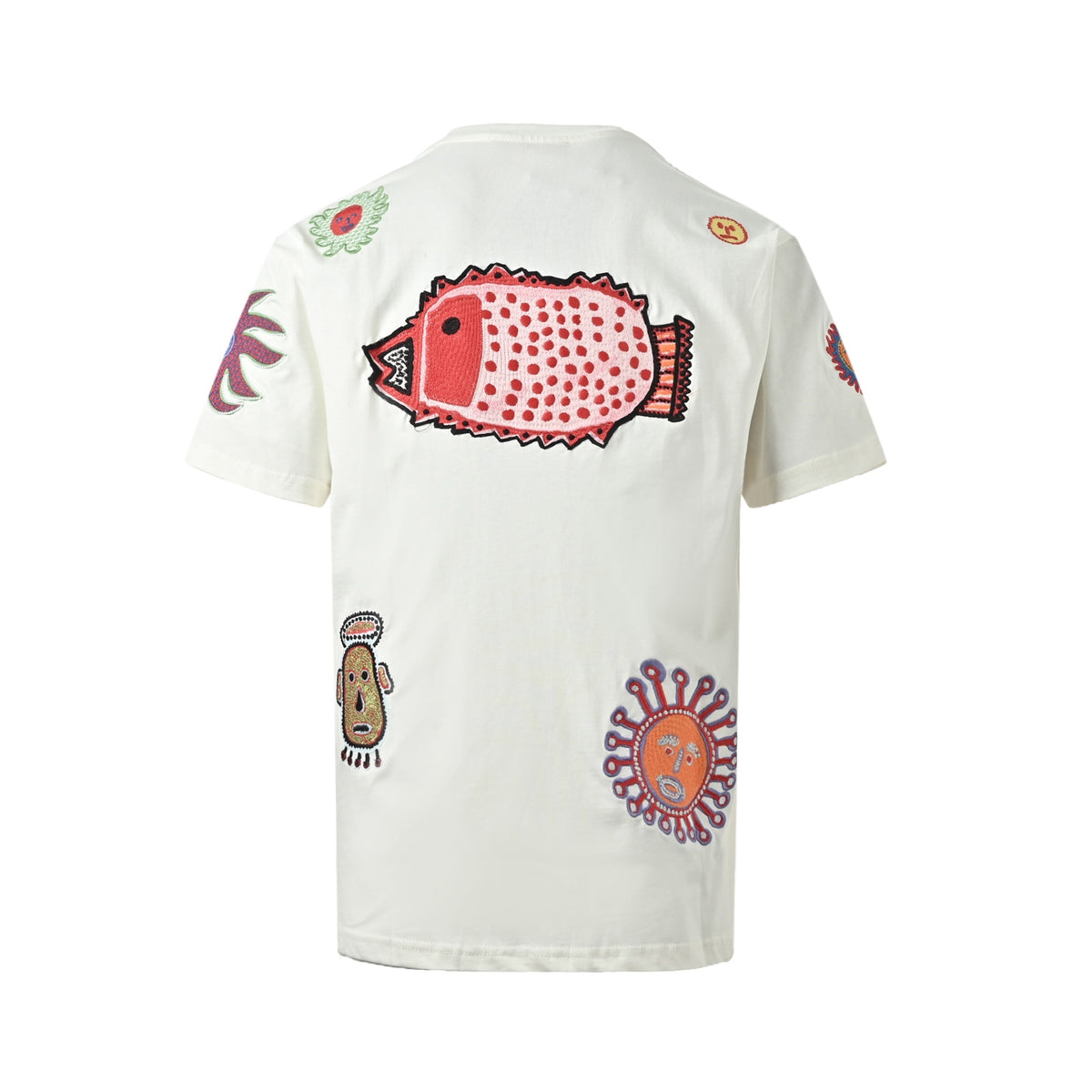 Louis Vuitton sunflower embroidered short sleeves