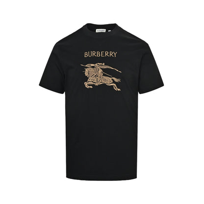 Burberry 26ss War Horse Knight Embroidered Logo Short Sleeve