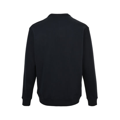 Burberry New Year's Eve Series Flocked Color Embroidered War Horse Round Neck Sweatshirt