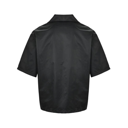 Prada triangle short-sleeved shirt