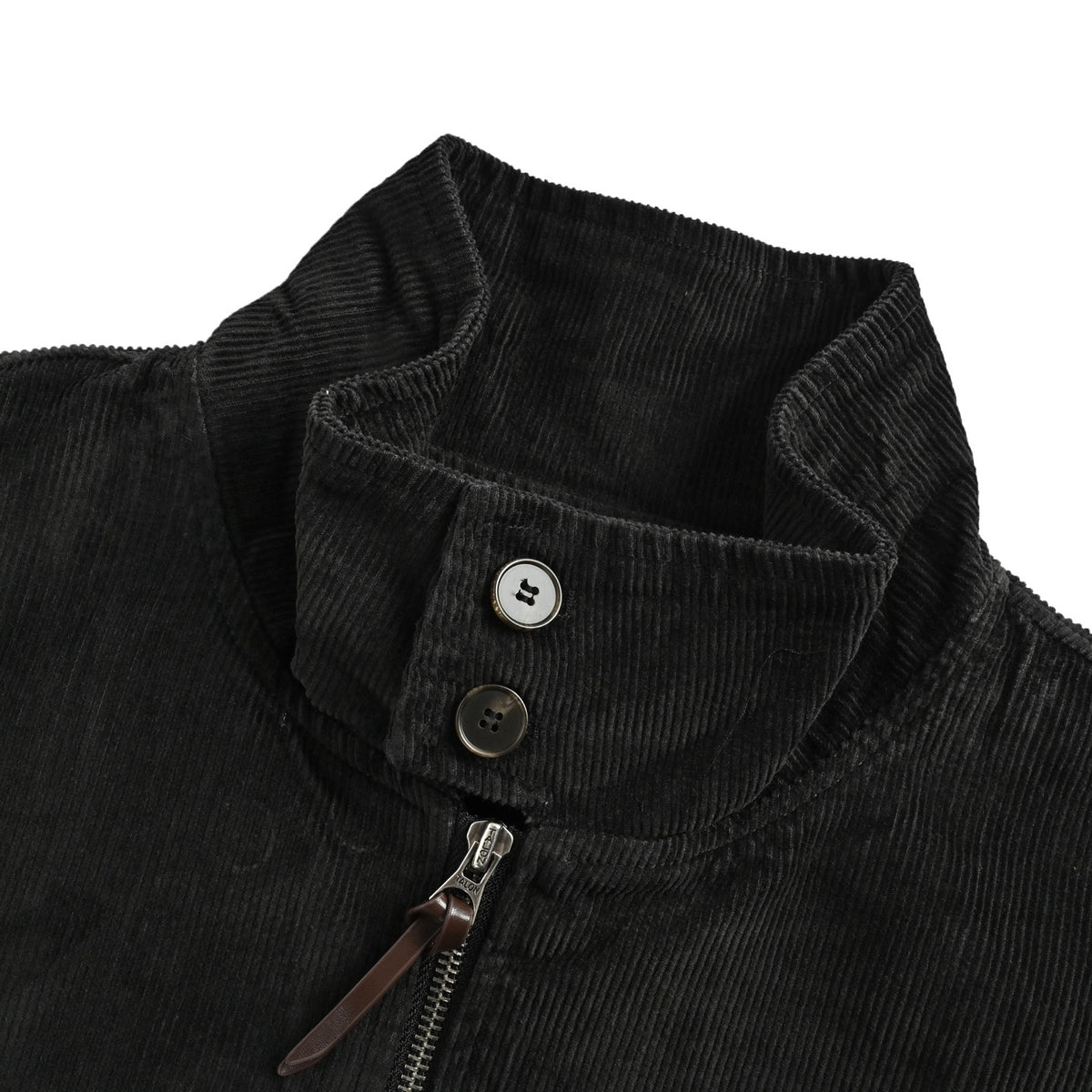 Ralph Lauren embroidered horse logo suede jacket