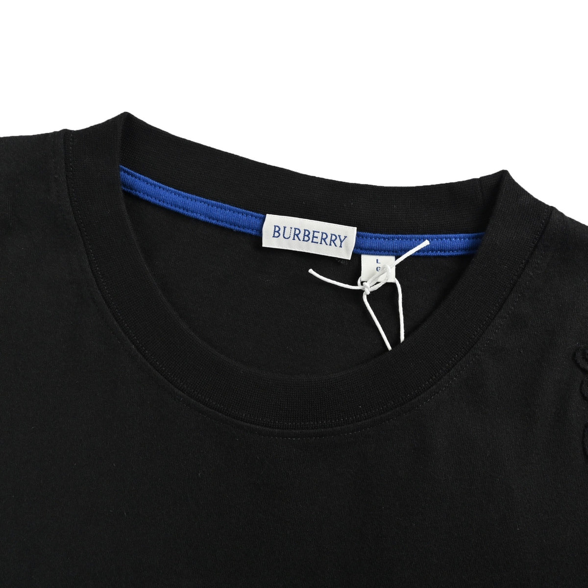 Burberry shoulder patch war horse embroidered short sleeves
