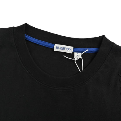Burberry shoulder patch war horse embroidered short sleeves