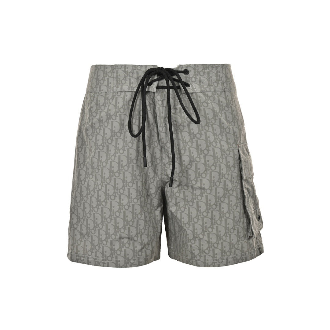 Dior 24ss all-over printed presbyopic letter shorts
