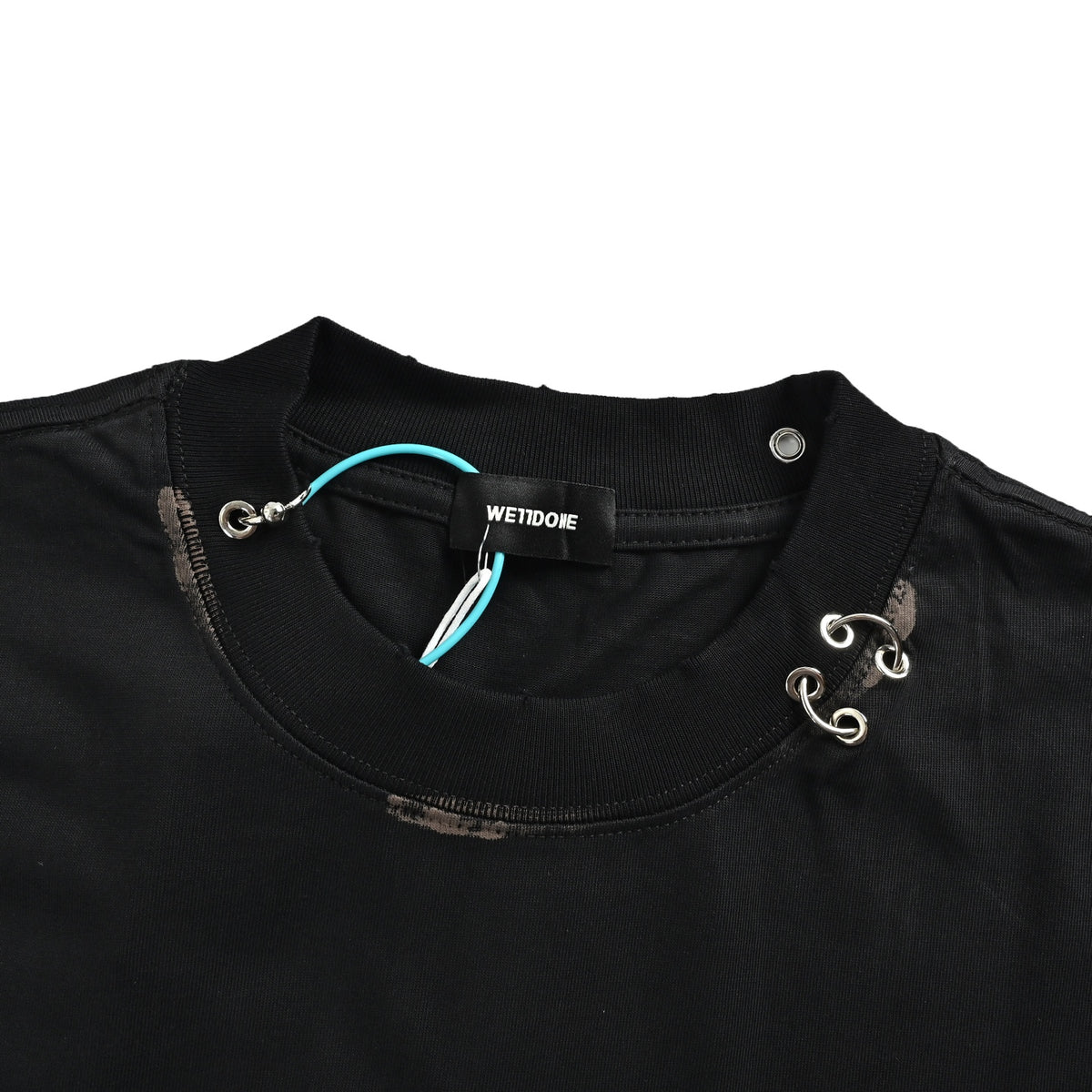 We11 Done Punk Rock Metal Perforated Short Sleeve