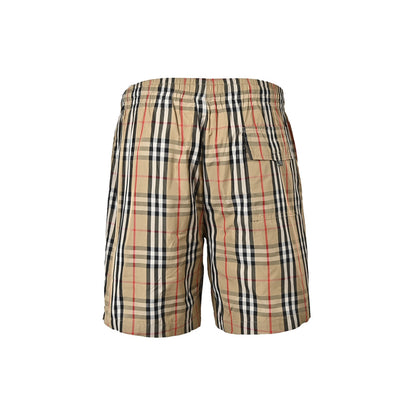 Burberry plaid beach shorts