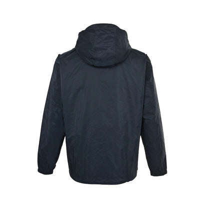 Burberry flocked war horse embroidered hooded jacket