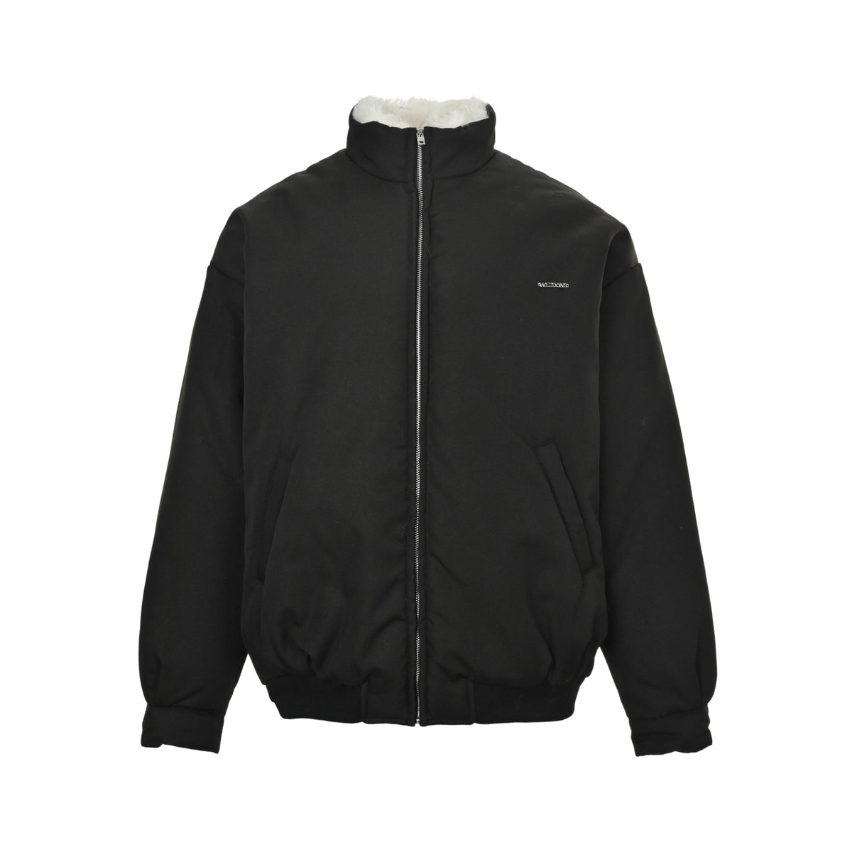 We11 Done 25Fw hand-stitched lambswool cotton jacket