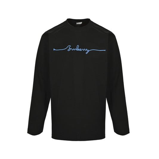 Burberry 25Fw long-sleeved T-shirt with signature logo embroidery on the chest
