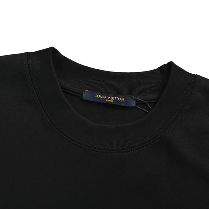 Louis Vuitton 26ss short sleeves with letter logo embroidery on the chest
