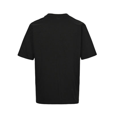 Prada 25ss shadow letter embroidered short sleeves