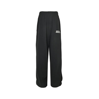 Balenciaga/Balanciaga 25Fw knitted new tape printed trousers