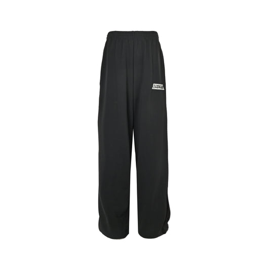 Balenciaga/Balanciaga 25Fw knitted new tape printed trousers