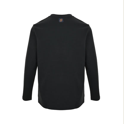 Louis Vuitton graphic cultural landscape embroidered long-sleeved T-shirt