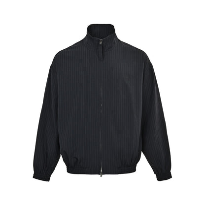 Acne Studios 25Fw bow embroidered striped jacket