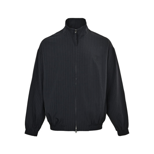 Acne Studios 25Fw bow embroidered striped jacket