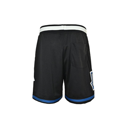 UNDEFEATED Five Stripes Contrast Mesh Embroidered Logo Shorts