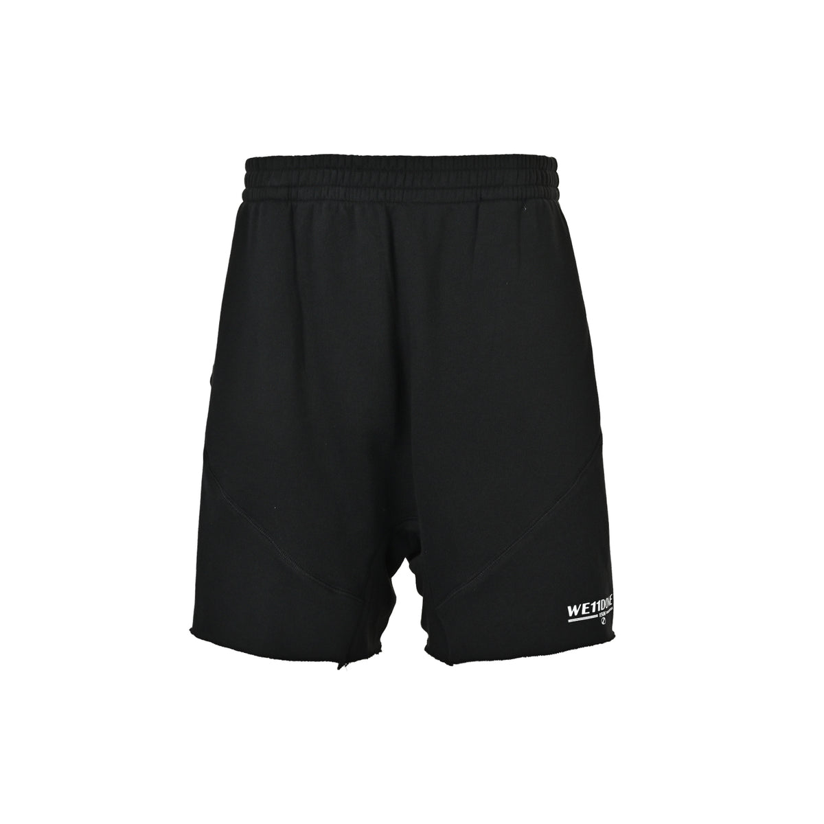WE11DONE logo print shorts