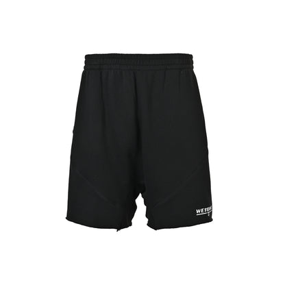 WE11DONE logo print shorts