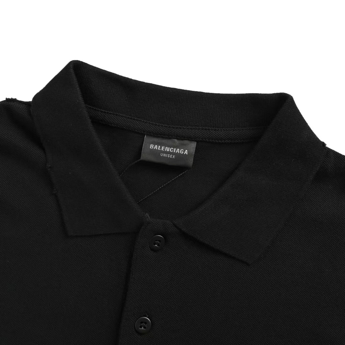 Balenciaga 25ss wheat ear red label embroidered Polo short sleeves