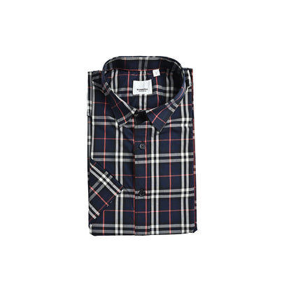 Burberry plaid classic element short-sleeved shirt