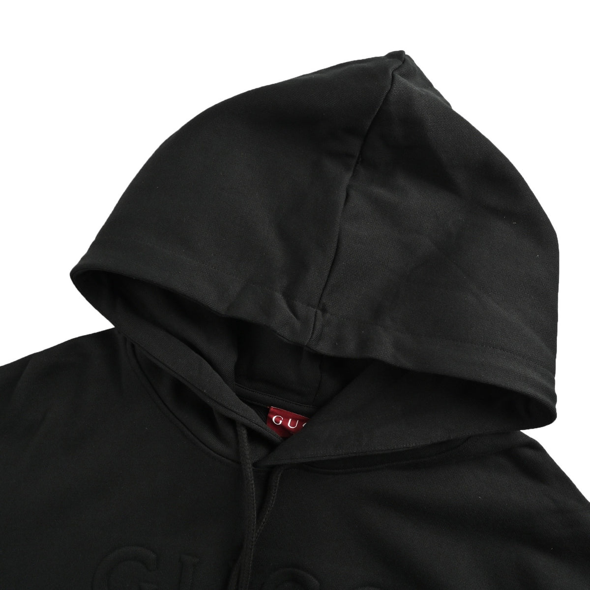 Gucci 25Fw embossed letter hooded sweatshirt