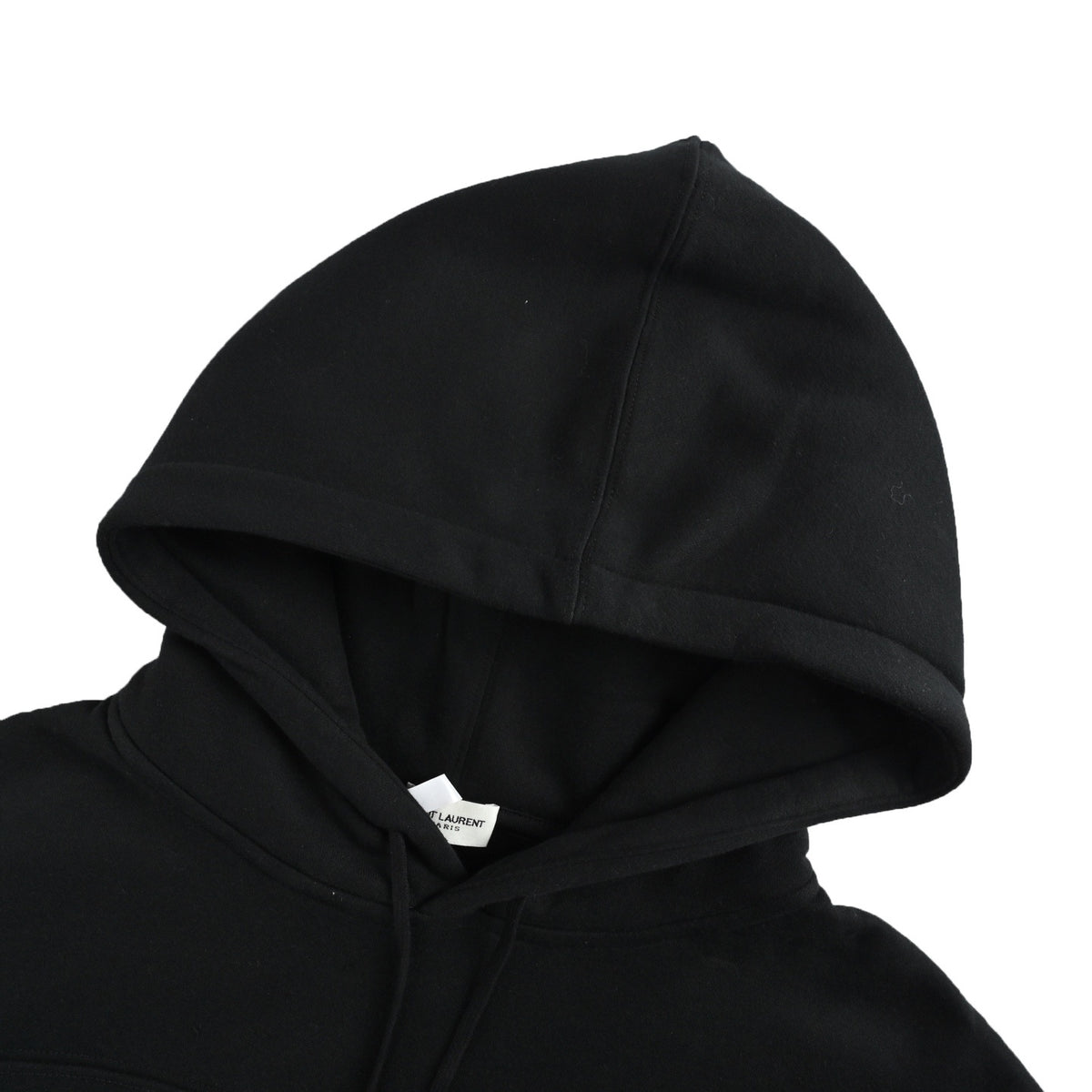 SAINT LAURENT SLP chest printed hooded sweatshirt