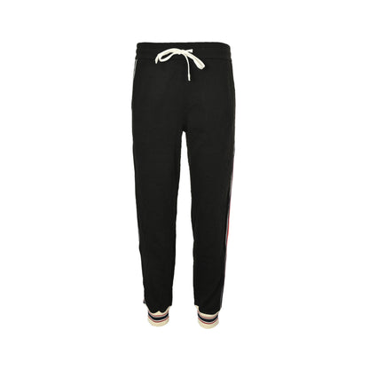 Gucci full double G jacquard red and green striped webbing suit trousers