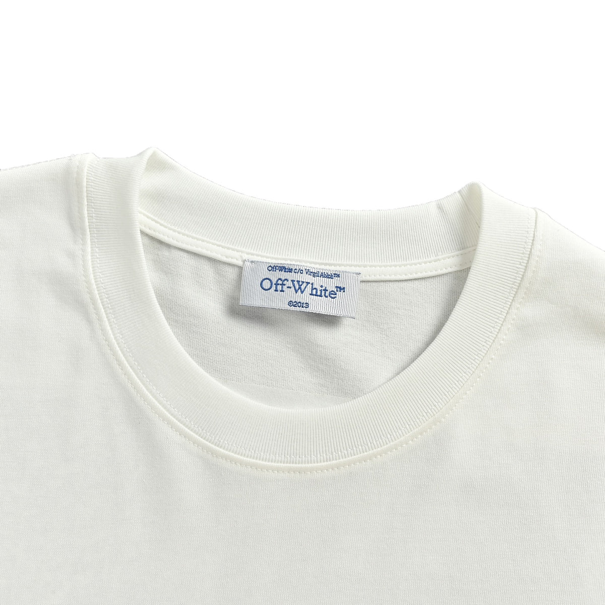 OFF WHITE CO VIRGIL gradient intertwined arrow print short sleeves