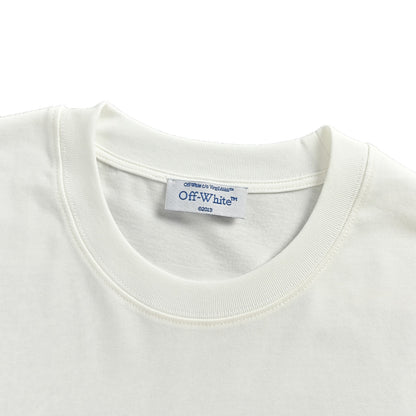 OFF WHITE CO VIRGIL gradient intertwined arrow print short sleeves