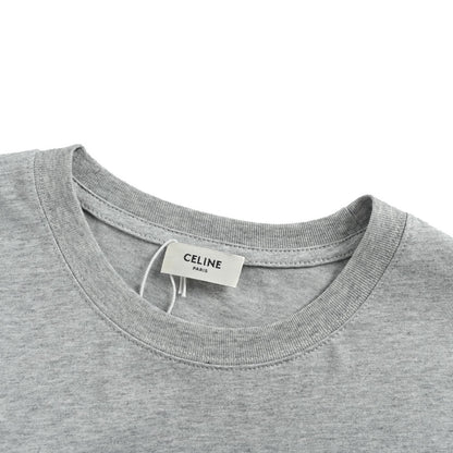 Celine flocked letter short sleeves