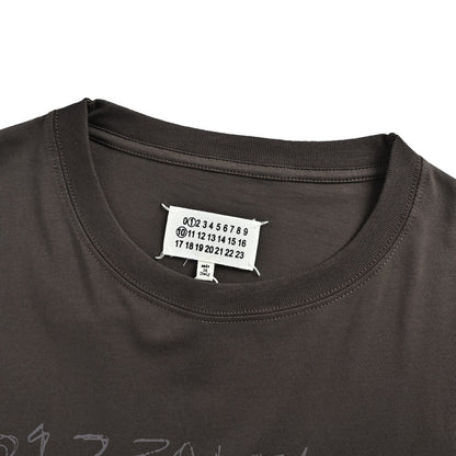 Maison Margiela/Margiela 26ss graffiti digital print short sleeves