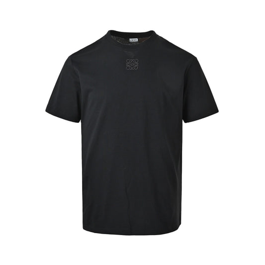 Loewe/Luoyiwei 26ss collar logo embroidered short sleeves