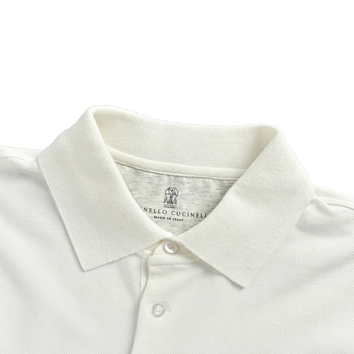 BRUNELLO CUCINELLI BC small label solid color polo Polo short sleeves