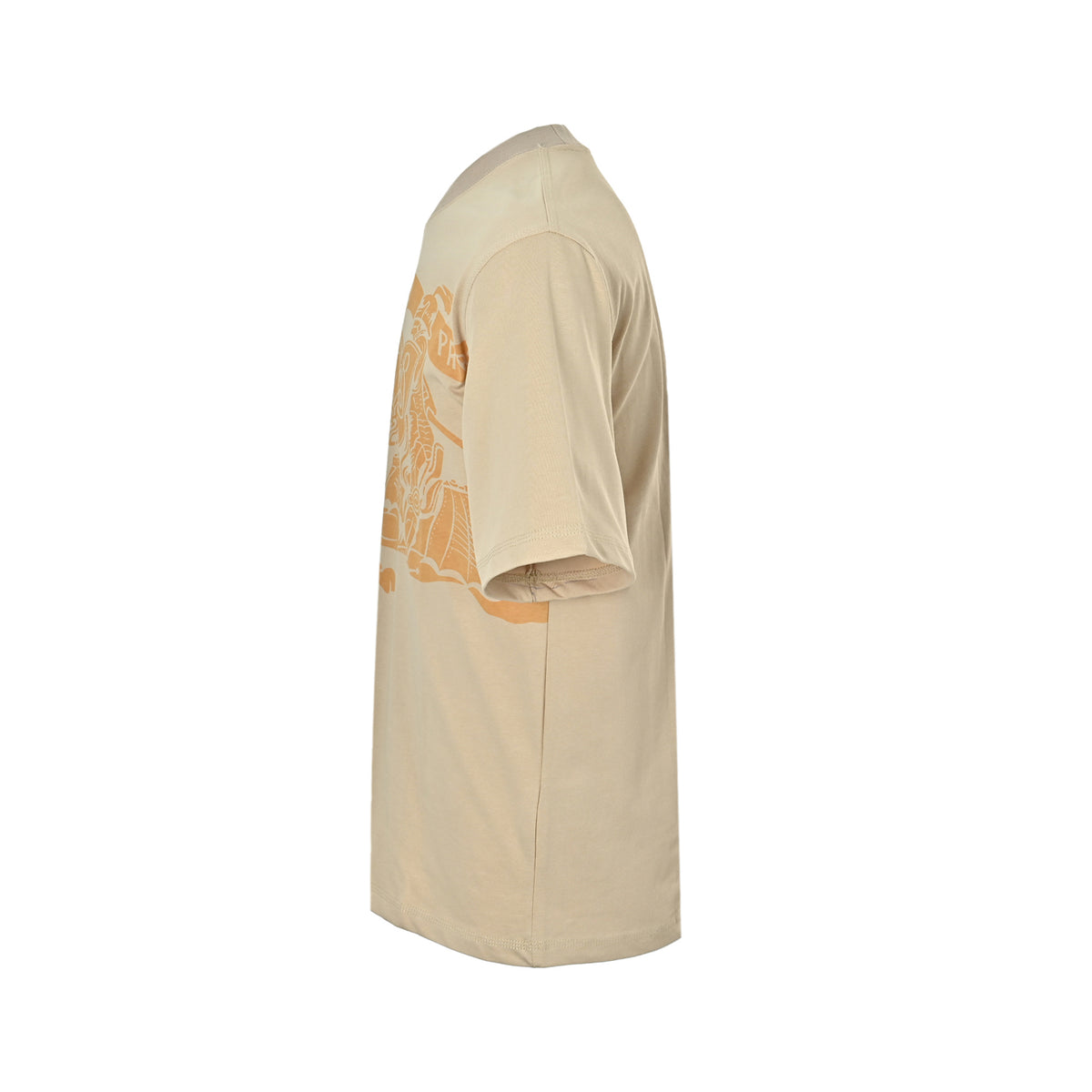 Burberry yellow war horse print short sleeves