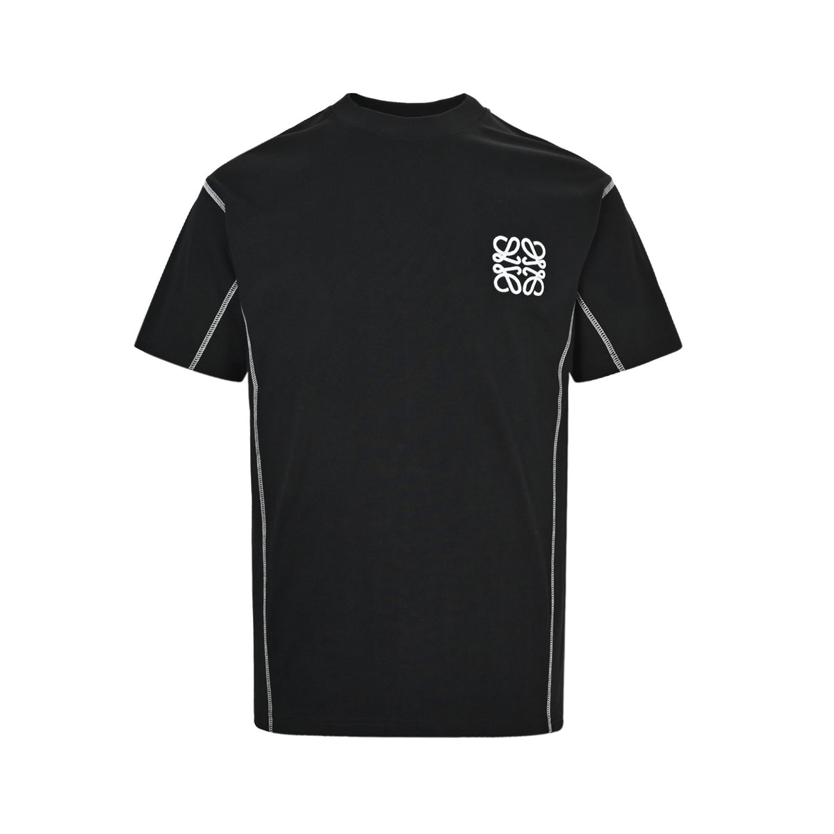 Loewe/Loewei embroidered logo stitching short sleeves