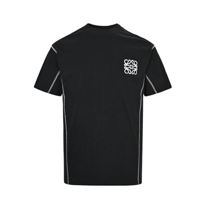 Loewe/Loewei embroidered logo stitching short sleeves