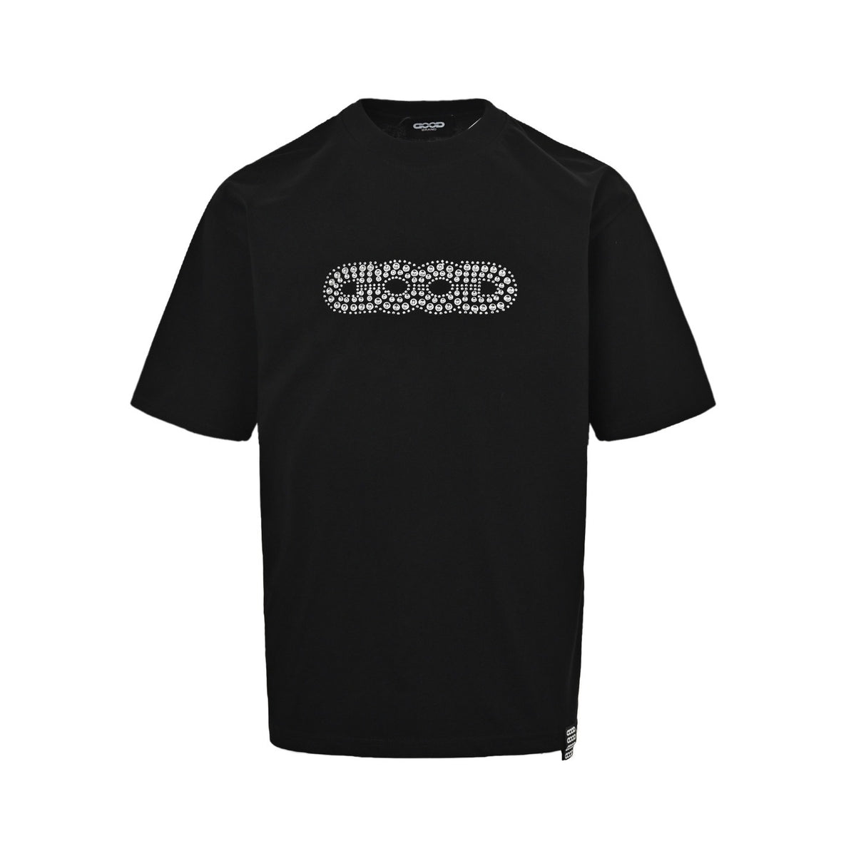 GOODBRAND 25ss rhinestone letter logo short sleeves