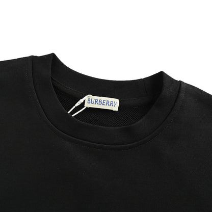 Burberry 25Fw overlapping war horse logo printed round neck sweatshirt